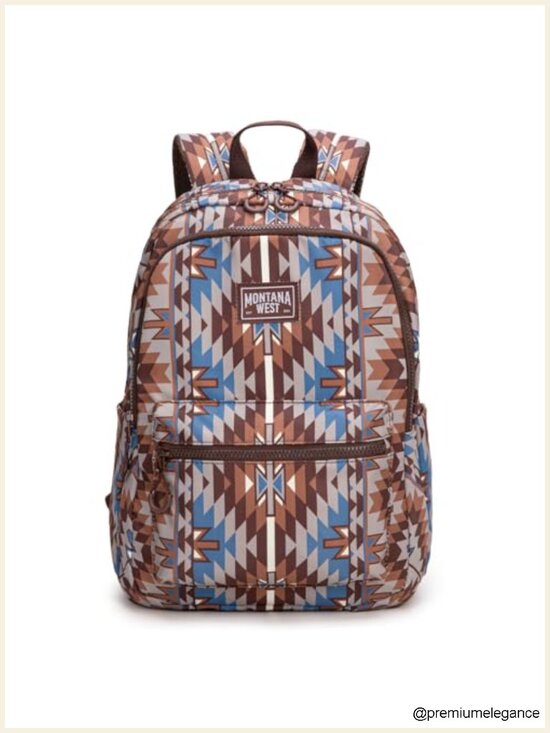 Western Aztec Backpack Purse Lightweight Casual Daypack Waterproof Nylon Travel main image 4